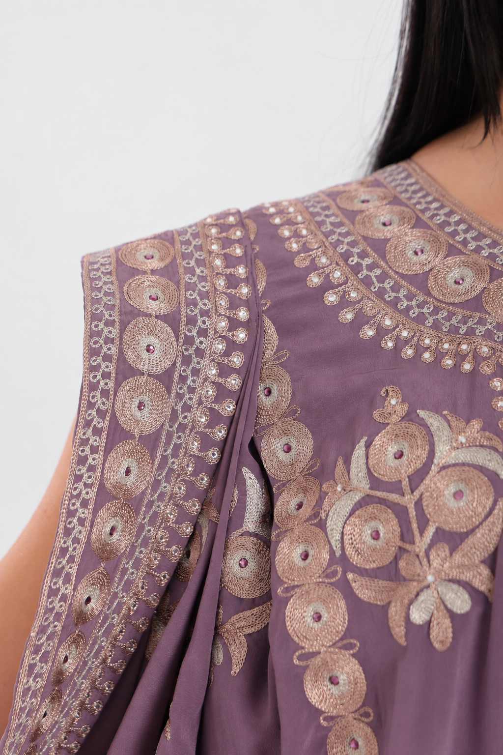 Royal Mauve gulf dress