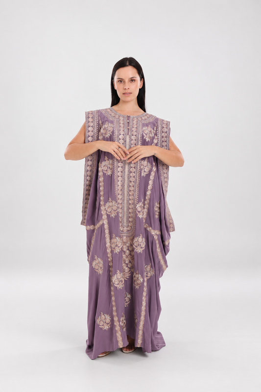 Royal Mauve gulf dress